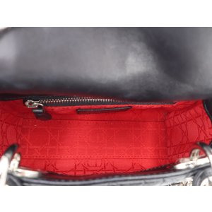 Christian Dior Lady Dior Mini Cannage Black