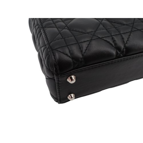 Christian Dior Lady Dior Mini Cannage Black