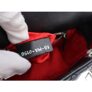 Christian Dior Lady Dior Mini Cannage Black
