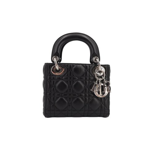 Christian Dior Lady Dior Mini Cannage Black