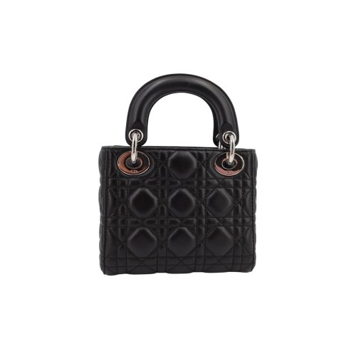 Christian Dior Lady Dior Mini Cannage Black