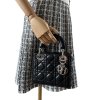 Christian Dior Lady Dior Mini Cannage Schwarz Dior Dior 24