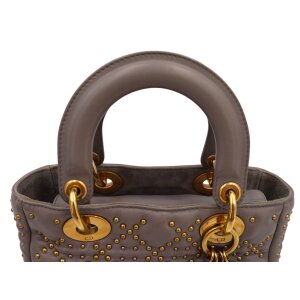 Lady Dior Small Nieten Grau Dior Dior 36 Lady Dior Small Nieten Grau Dior Dior 36