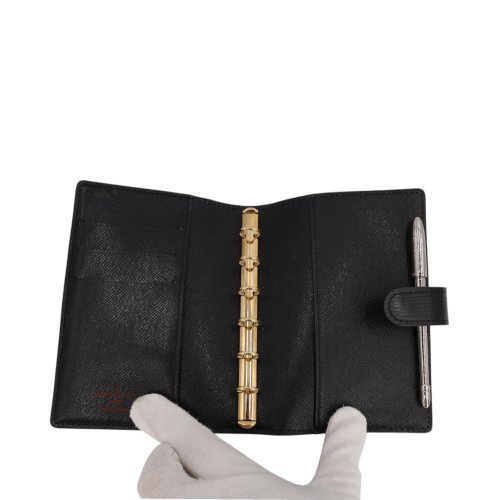 Louis Vuitton Stylo Agenda Ballpoint Pen Silber