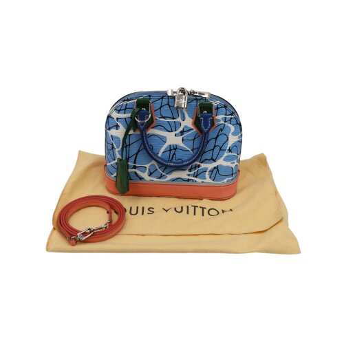 Louis Vuitton Alma BB Aqua Print Handtaschen Louis Vuitton 3