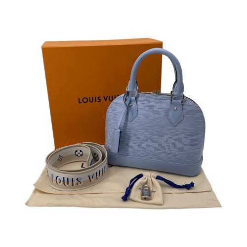 Louis Vuitton Alma BB Epi Bleu Nuage Handtaschen Louis Vuitton 6 Louis Vuitton Alma BB Epi Bleu Nuage Handtaschen Louis Vuitton 6