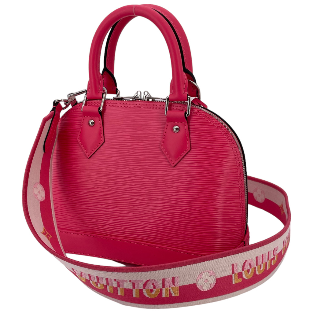 Louis Vuitton Alma BB Monogram Epi Shoulder Bag Leather Pink Ladies
