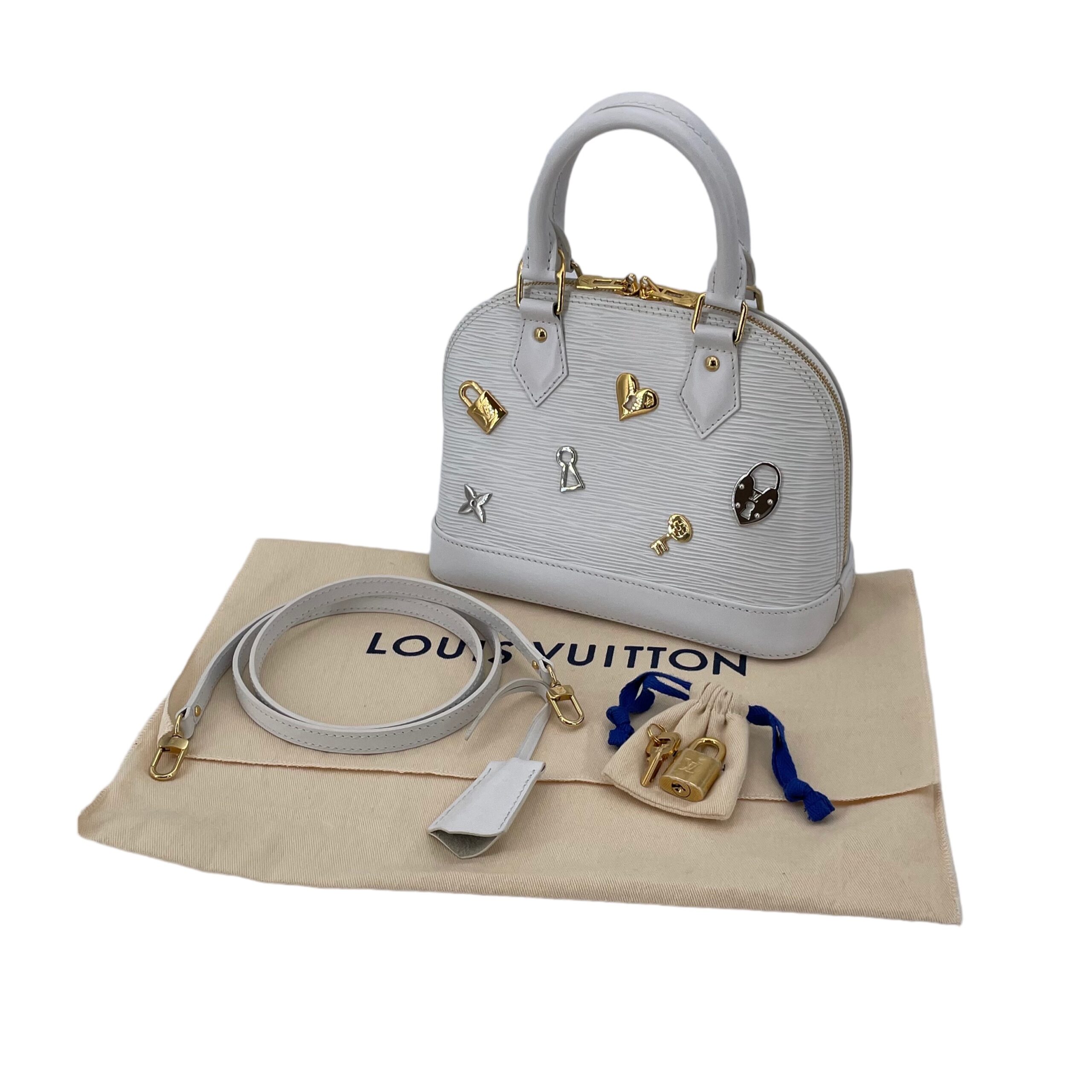 Louis Vuitton Limited Edition Monogram Canvas Love Lock Alma BB