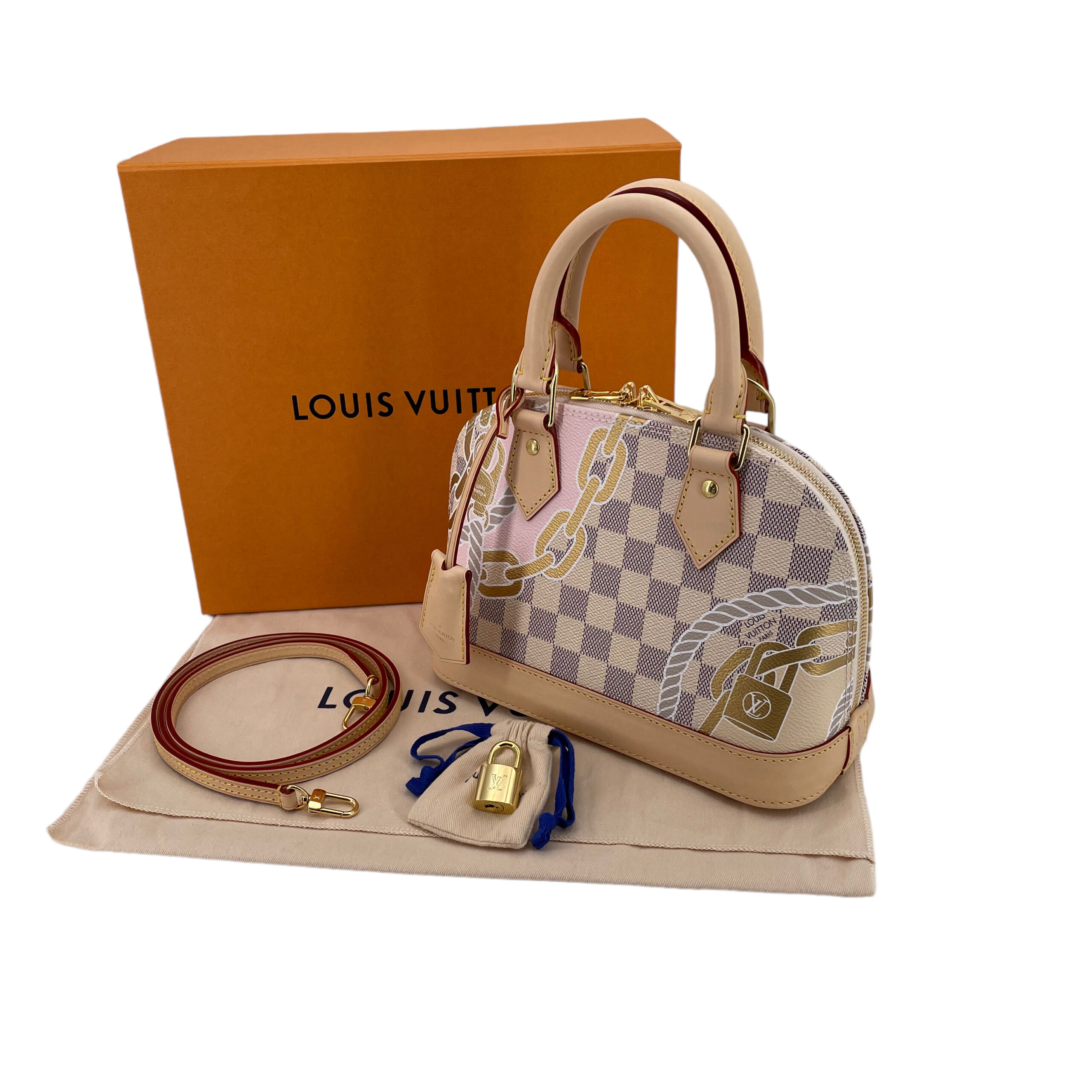 Louis Vuitton Limited Edition Nautical Damier Azur Alma BB