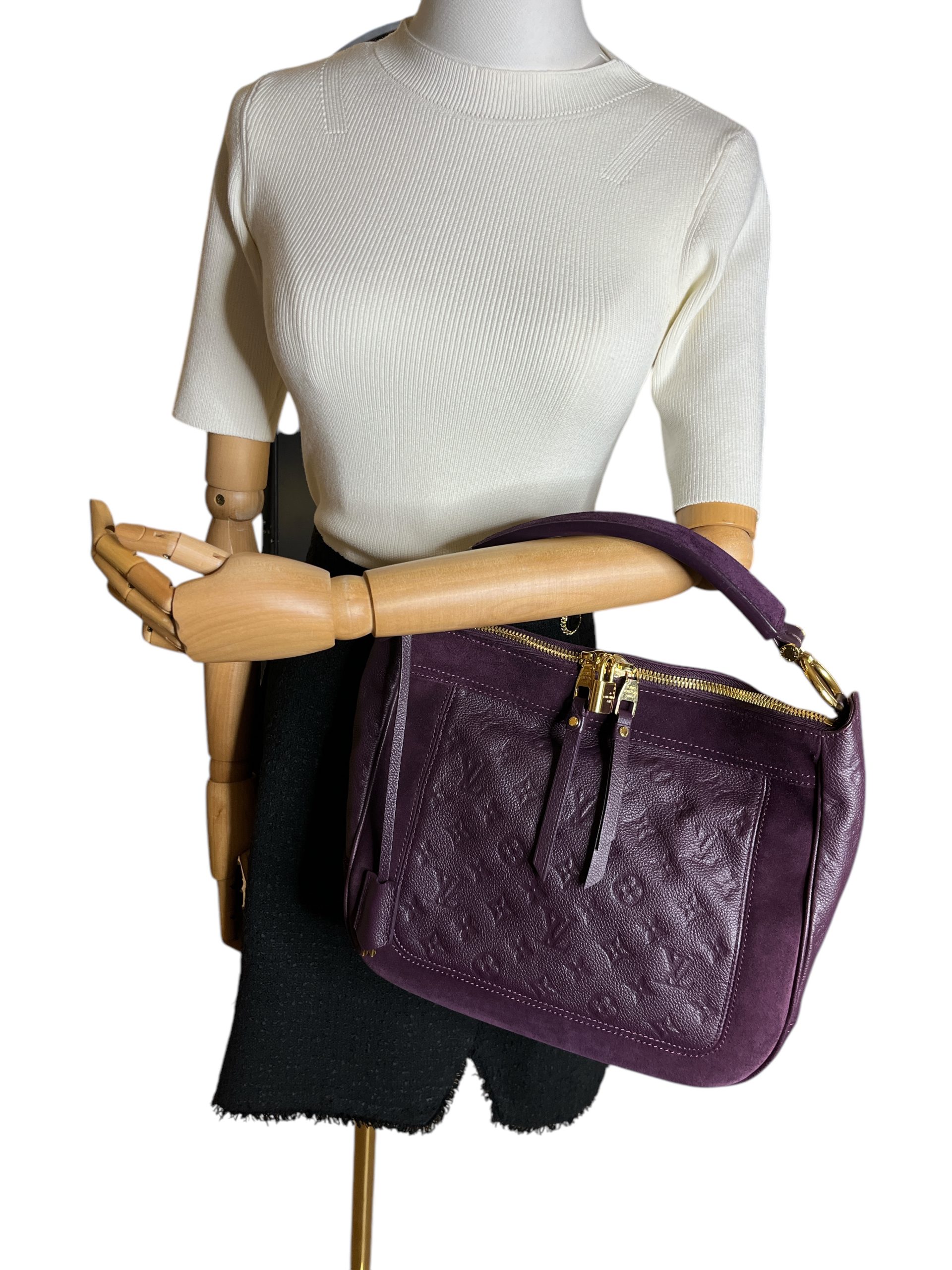Louis Vuitton Audacieuse PM Empreinte Purple - I Love Handbags