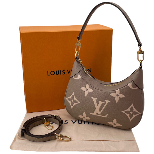 Louis Vuitton Bagatelle Monogram Empreinte Bicolor Tourterelle