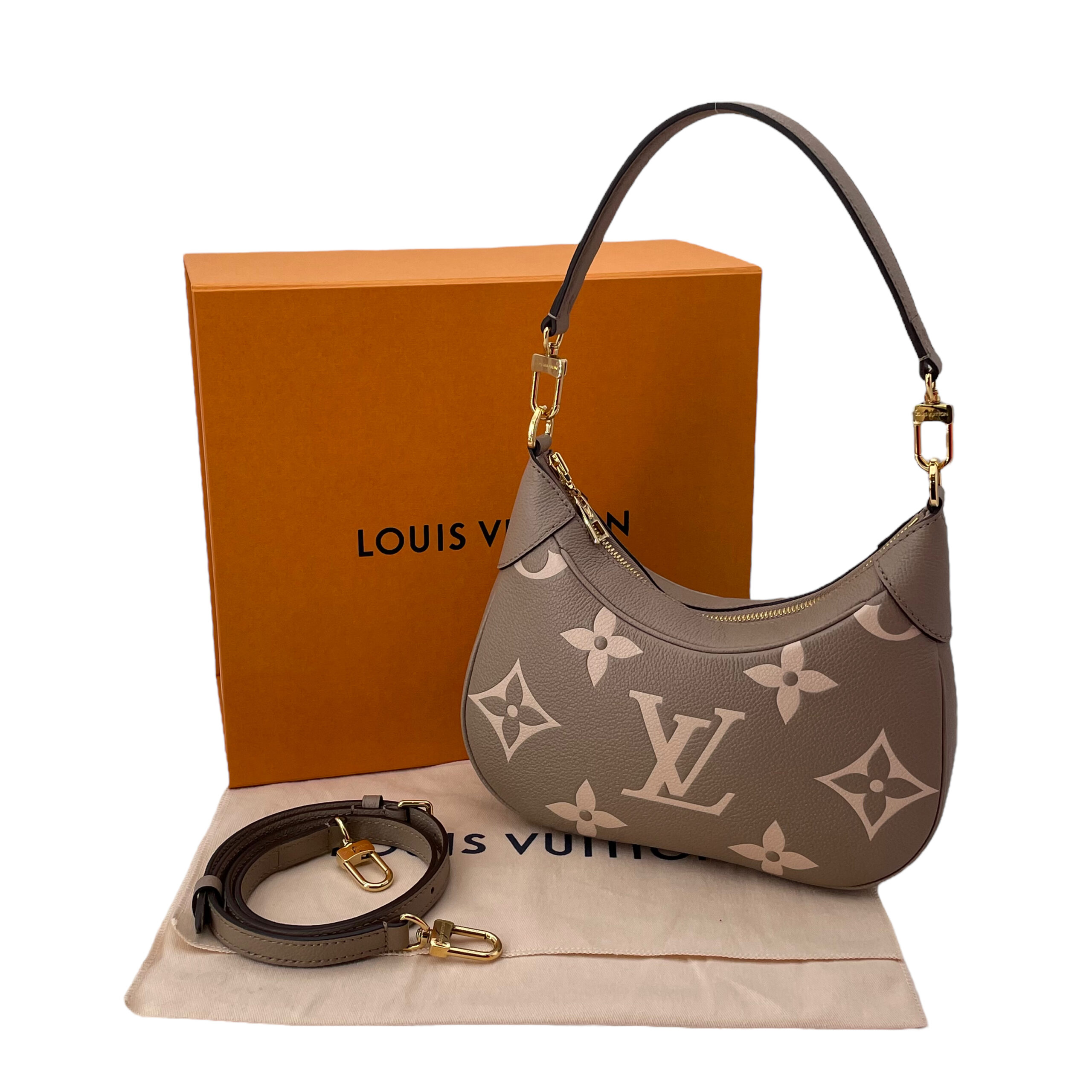 Louis Vuitton Bagatelle Black Monogram Empreinte