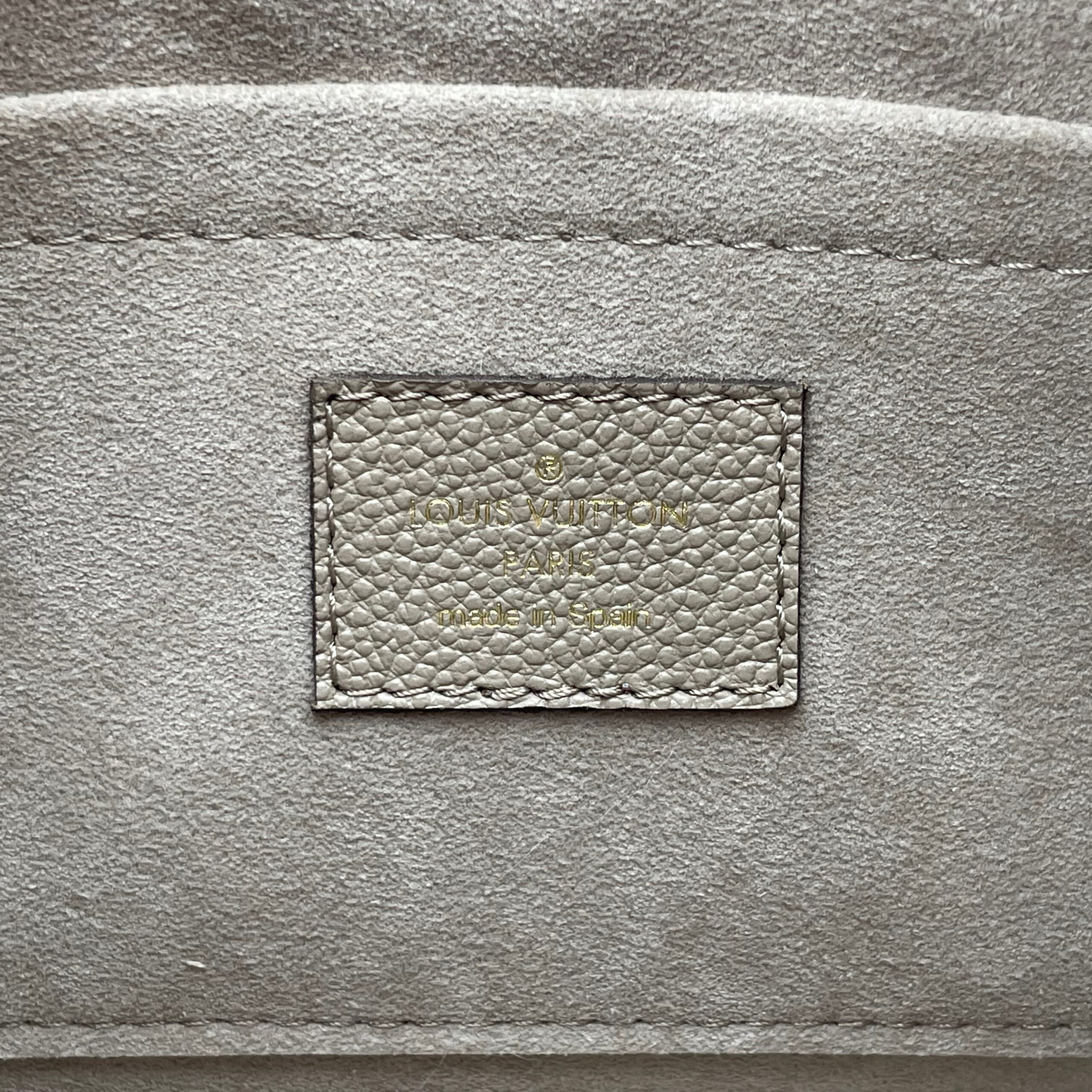 Louis Vuitton Bagatelle Monogram Empreinte Bicolor Tourterelle - I