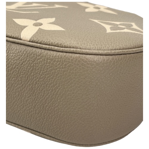 Louis Vuitton Bagatelle Monogram Empreinte Bicolor Tourterelle