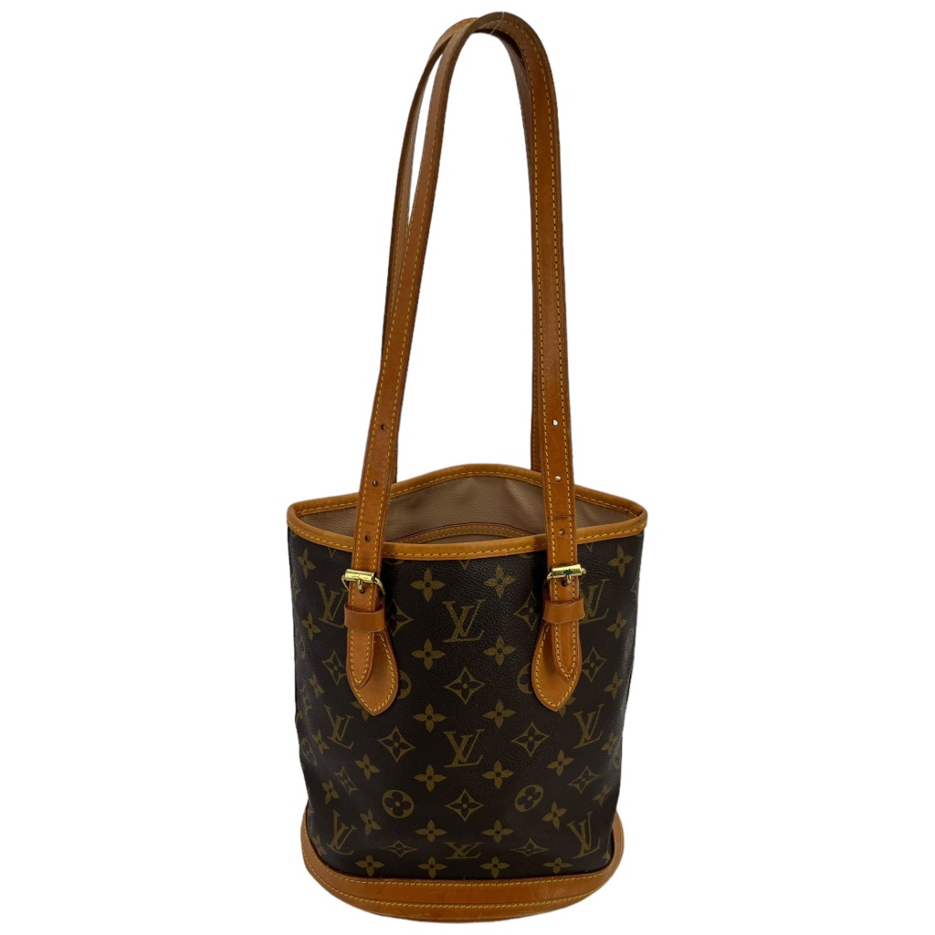 Louis Vuitton Bucket PM Monogram Canvas Carrier bags Louis Vuitton