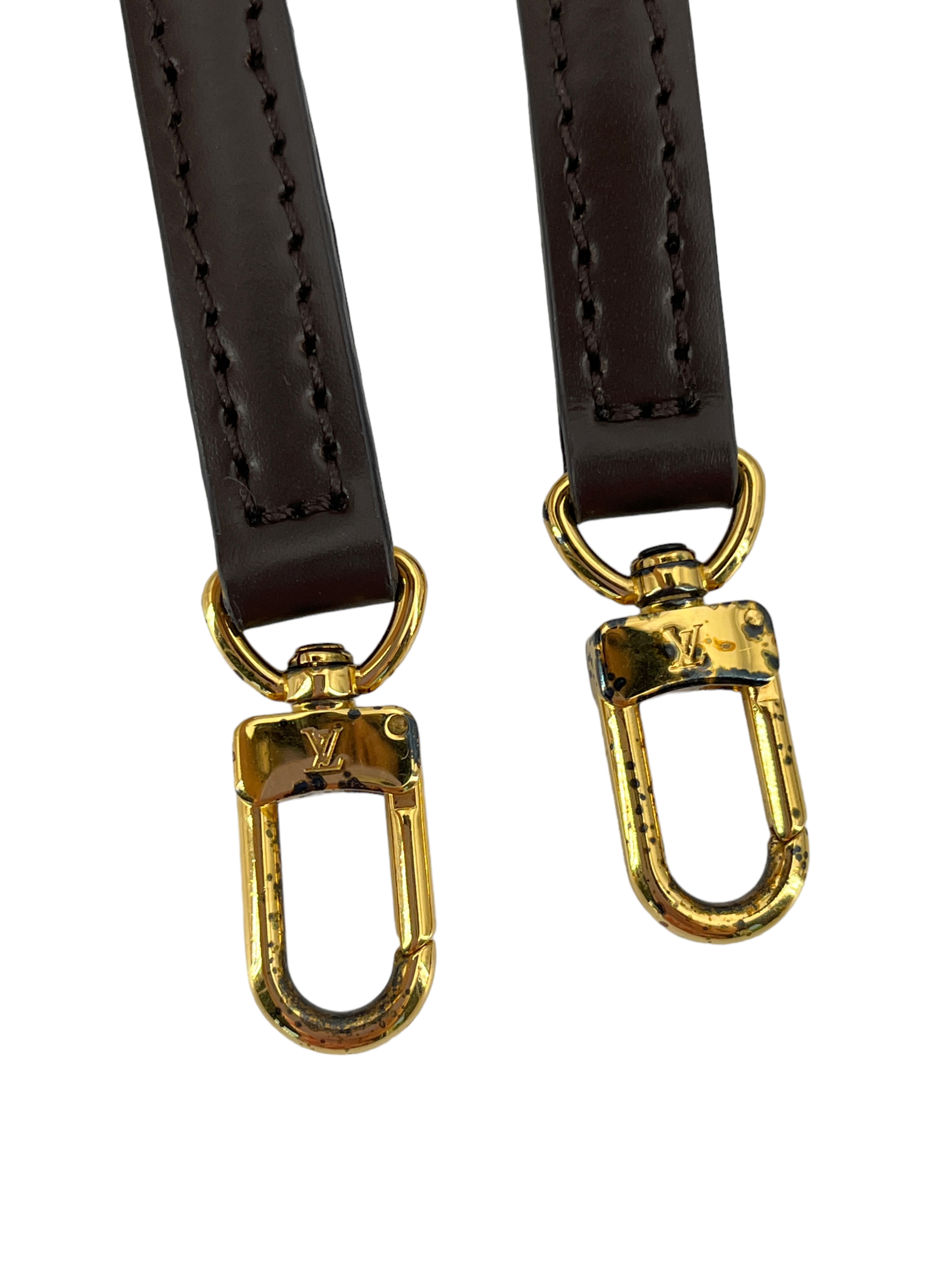 Louis Vuitton Black Braided Leather Chain Shoulder Bag Strap Louis Vuitton  | TLC