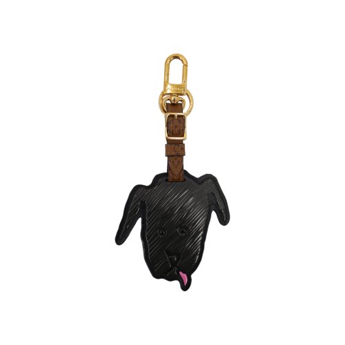 Louis Vuitton Catogram Grace Coddington Hund Taschenanhänger