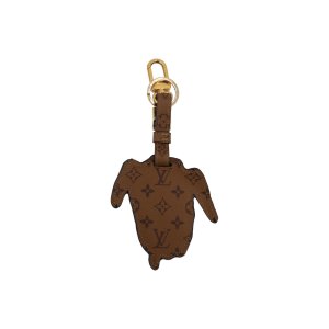 Louis Vuitton Catogram Grace Coddington Hund Taschenanhänger