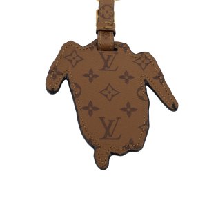 Louis Vuitton Catogram Grace Coddington Hund Taschenanhänger