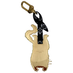 Louis Vuitton Catogram Grace Coddington Cat Keychain Bag Charm