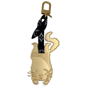 Louis Vuitton Catogram Grace Coddington Cat Keychain Bag Charm