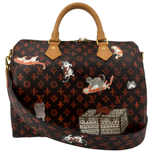 Louis Vuitton Speedy 25 Bandouliere Garden Gold - I Love Handbags