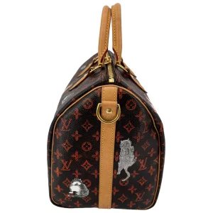 Louis Vuitton Speedy 30 Grace Coddington Catogram