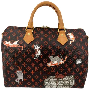 Louis Vuitton Speedy 30 Grace Coddington Catogram