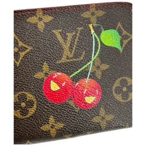 Louis Vuitton Zippy Murakami Cerise Purse