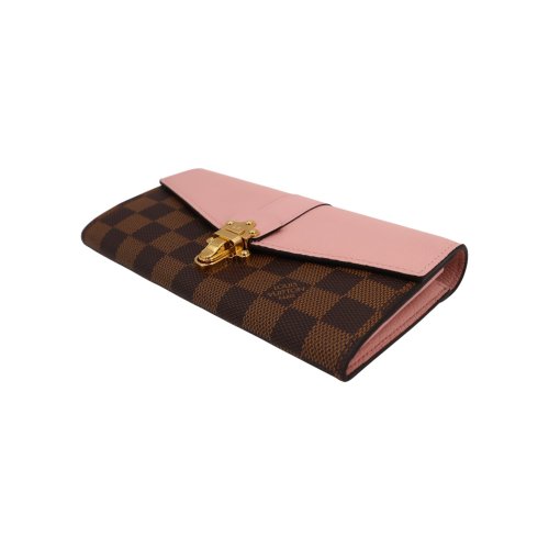 Louis Vuitton Clapton Geldbörse Damier Ebene