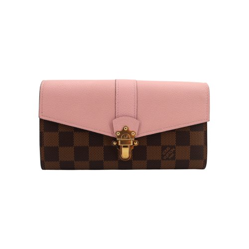 Louis Vuitton Clapton Geldbörse Damier Ebene