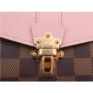 Louis Vuitton Clapton Geldbörse Damier Ebene