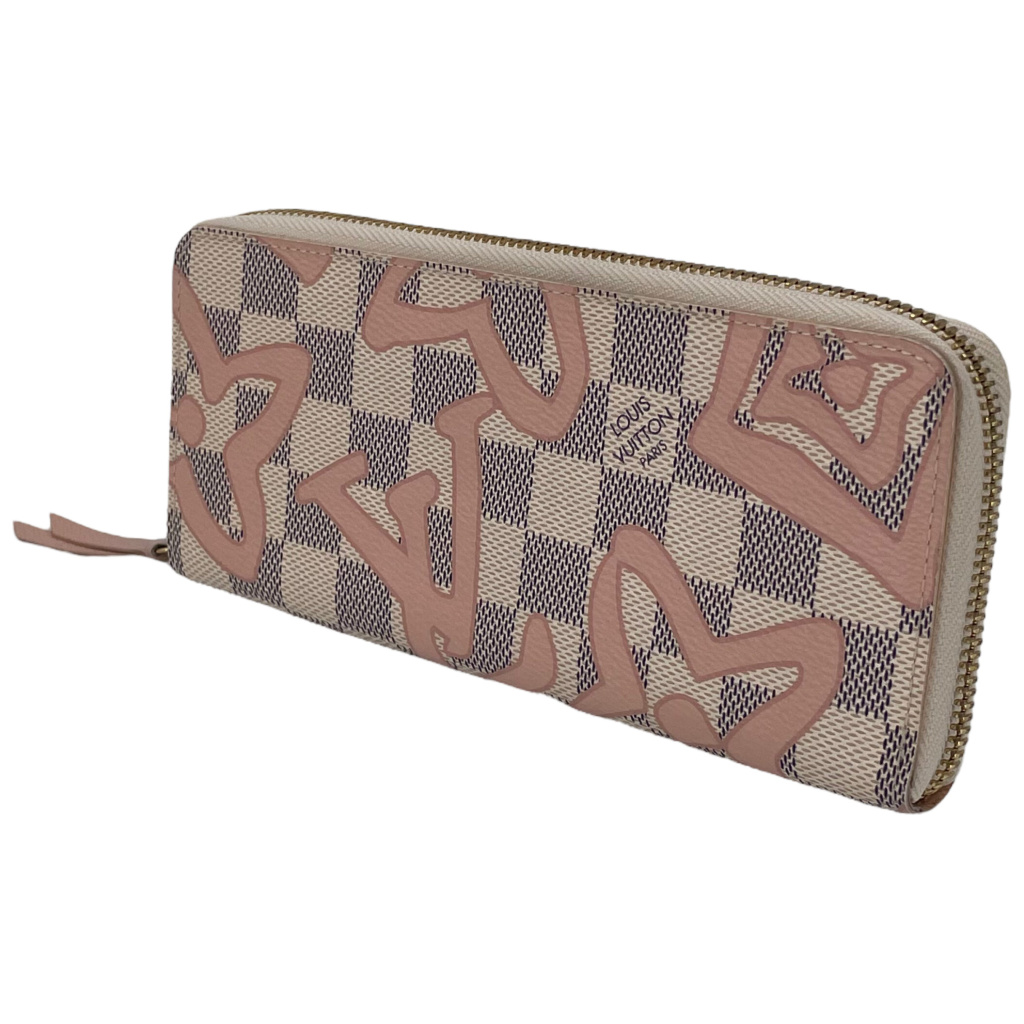 Louis Vuitton Clemence Damier Azur Tahitienne Geldbörse - I Love Handbags