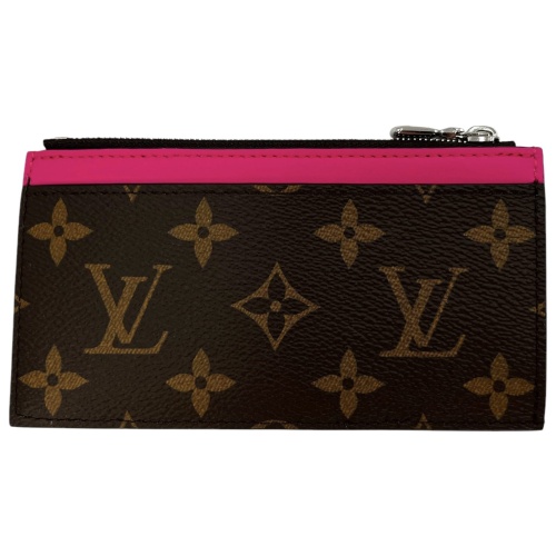 Louis Vuitton Coin Kartenetui Monogram Macassar Canvas