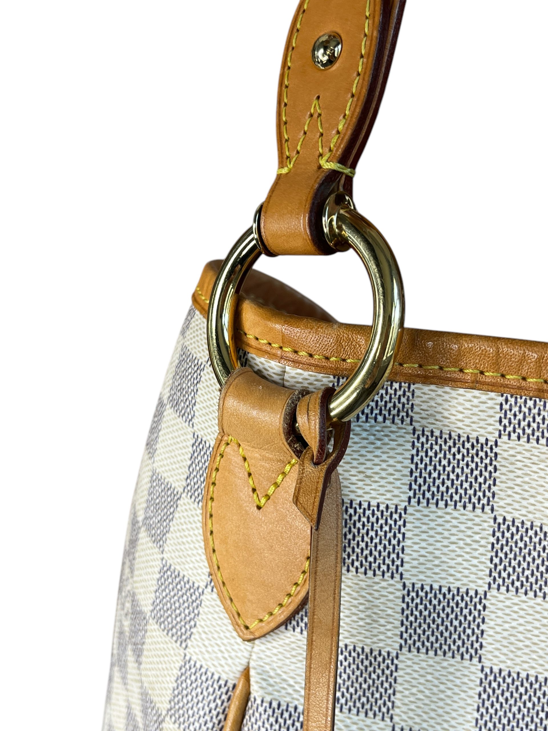 Louis Vuitton Delightful MM Damier Azur I Love Handbags