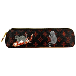 Louis Vuitton Elizabeth Catogram Pencil Pouch