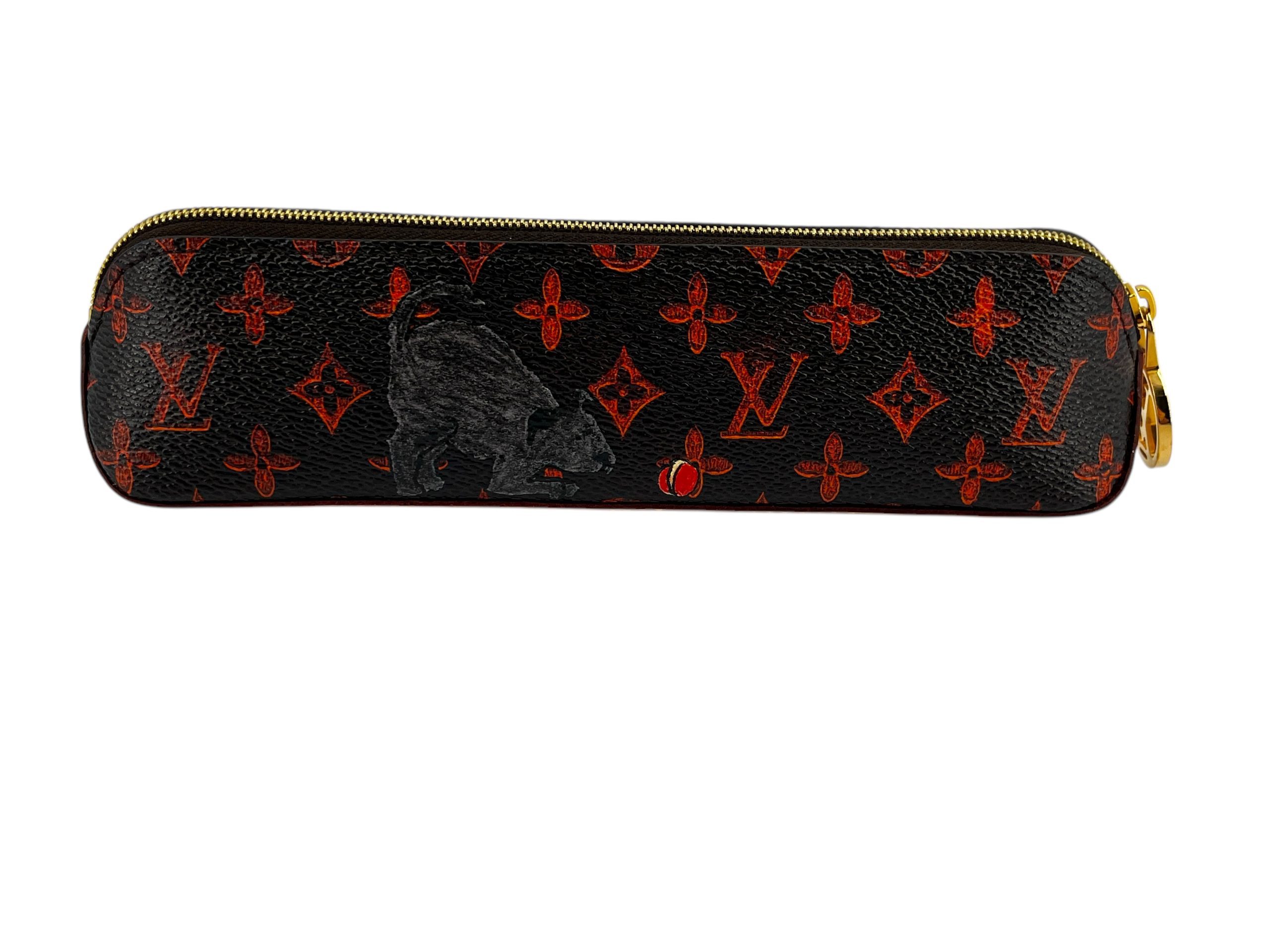 Louis Vuitton Elizabeth Catogram Pencil Pouch I Love Handbags