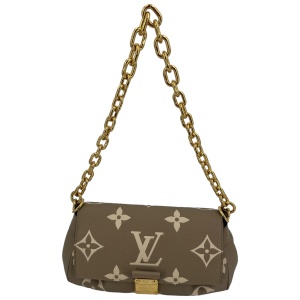 Louis Vuitton Favorite Monogram Empreinte Bicolor Tourterelle