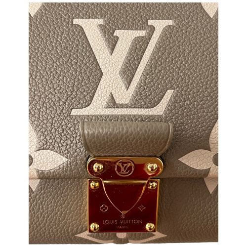 Louis Vuitton Favorite Monogram Empreinte Bicolor Tourterelle