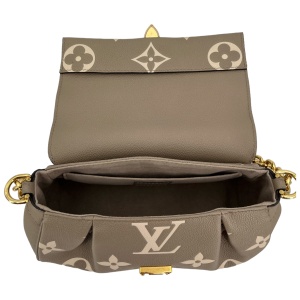 Louis Vuitton Favorite Monogram Empreinte Bicolor Tourterelle