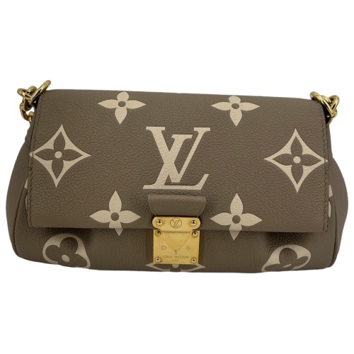 Louis Vuitton Favorite Monogram Empreinte Bicolor Tourterelle