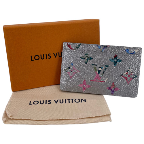 Louis Vuitton Garden Canvas Silver Card Holder