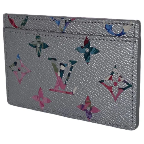 Louis Vuitton Garden Canvas Silber Kartenetui