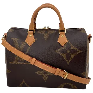 Louis Vuitton Speedy 30 Bandouliere Monogram Giant Reverse