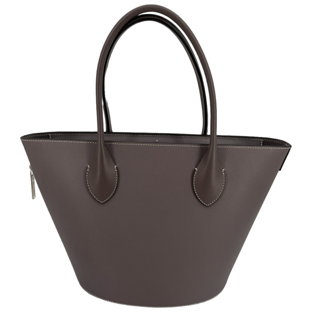 Louis Vuitton Holdall PM Satin Calfskin Grey Carrier bags Louis Vuitton