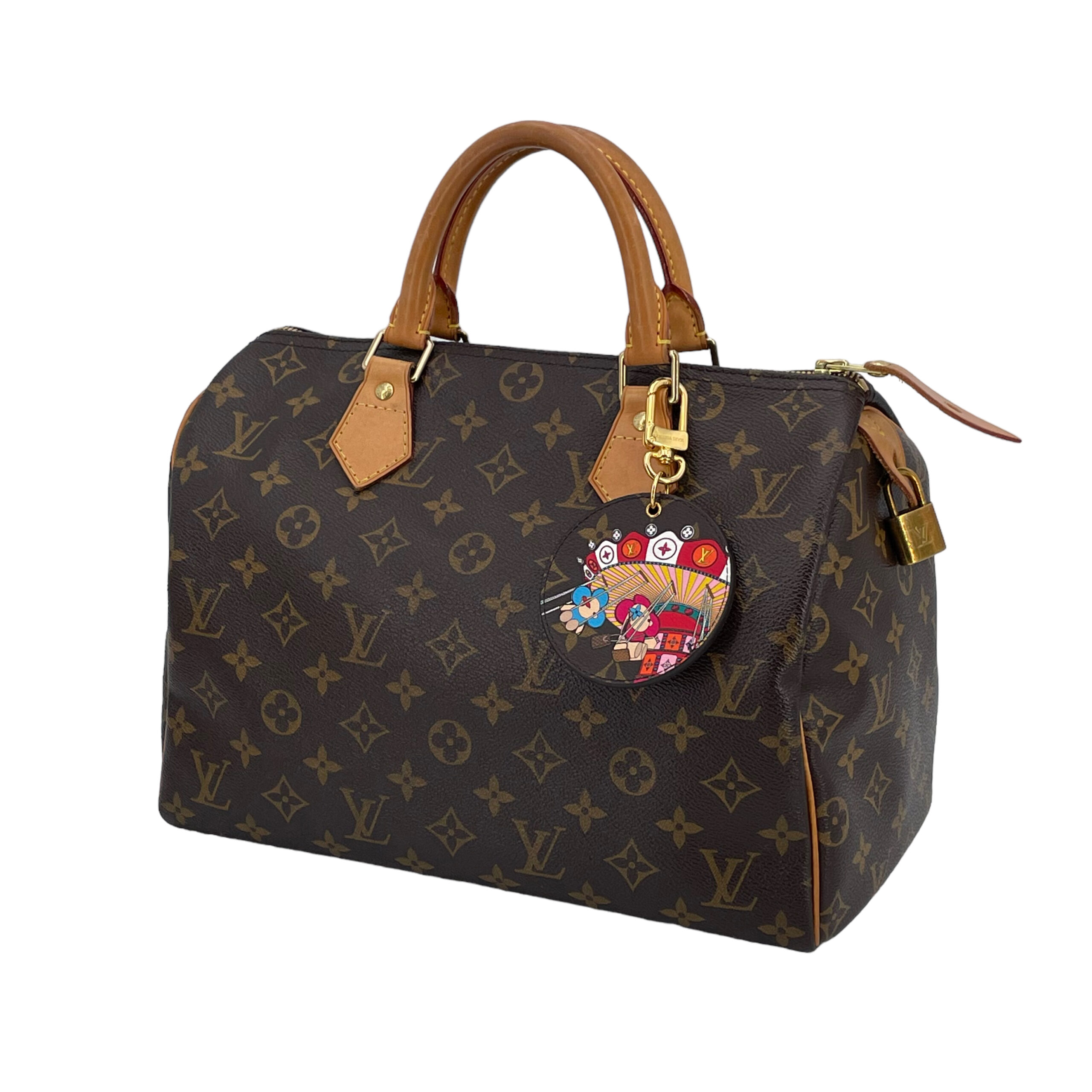 Louis Vuitton Vivienne Charm Funfair Bag Tag & Key Holder Monogram  Authentic LV