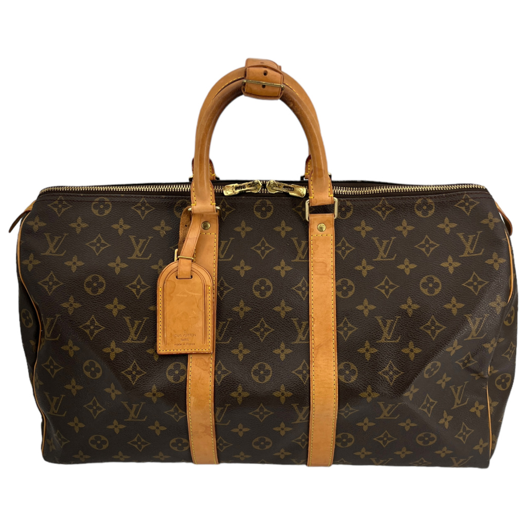 Louis Vuitton Keepall 45 Monogram Canvas I Love Handbags