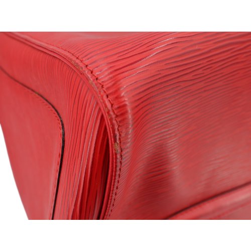 Louis Vuitton Keepall 50 Epi Leder Rot