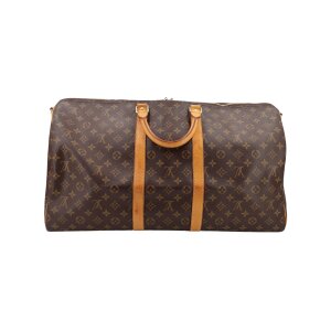 Louis Vuitton Keepall 55 Monogram Canvas Carrier bags Black Week 21