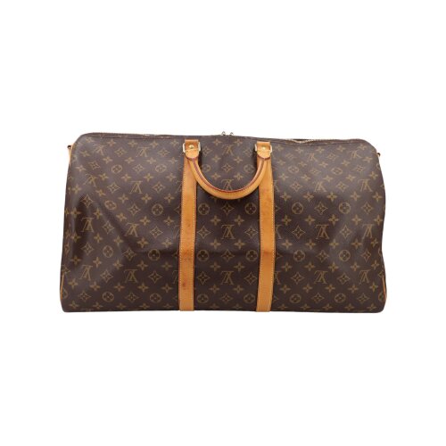 Louis Vuitton Keepall 55 Monogram Canvas Carrier bags Black Week 6